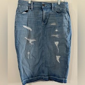 Lane Bryant denim skirt